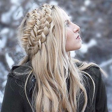 Garnier Fructis Sheer Set Hairspray - Long Hairstyle Gallery - Double Crown Braid - french and fishtail braid